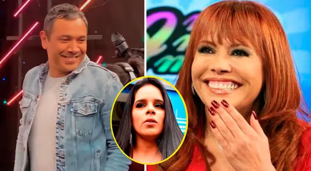 Magaly Medina festejó junto a su equipo por ampay. Magaly Medina festejó junto a su equipo por ampay.