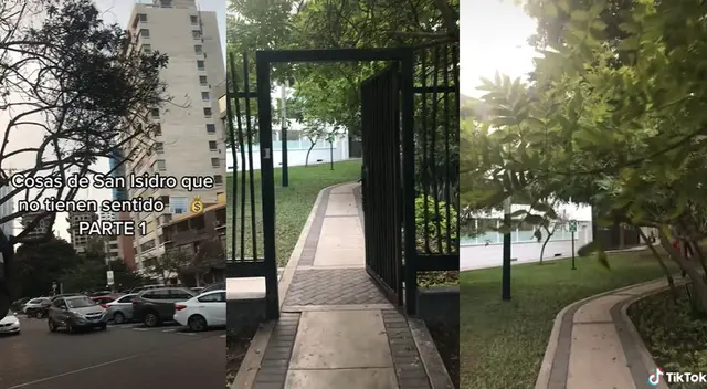 Llamativo video de joven en calles de San Isidro se hizo viral en TikTok.