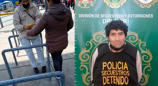 Sujeto fue detenido cuando le entregaban sobre con el dinero.