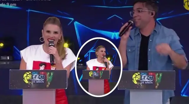 Johanna San Miguel se vacila de sí misma.