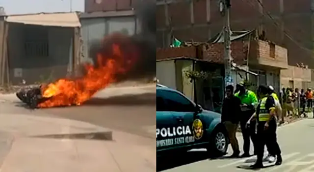 Uno de los ladrones trepó hasta el segundo piso del domicilio y el otro lo esperaba en la motocicleta