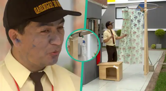 AFHS: Felix improvisa su ducha en Las Lomas. AFHS: Felix improvisa su ducha en Las Lomas.