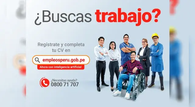 Bolsa laboral cuenta con inteligencia artificial. Foto: difusión