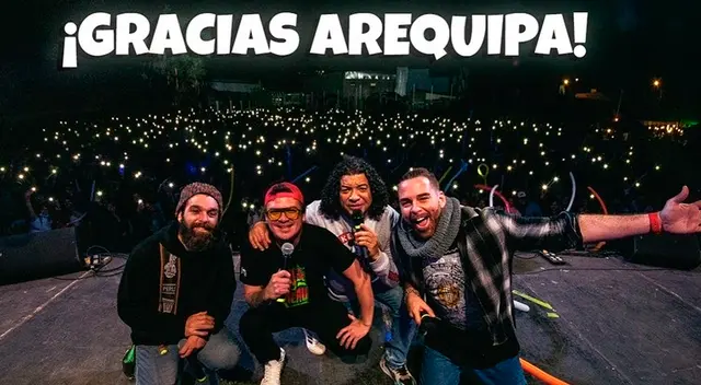 Noche de Patas la rompe en evento en la hermosa ciudad de Arequipa.