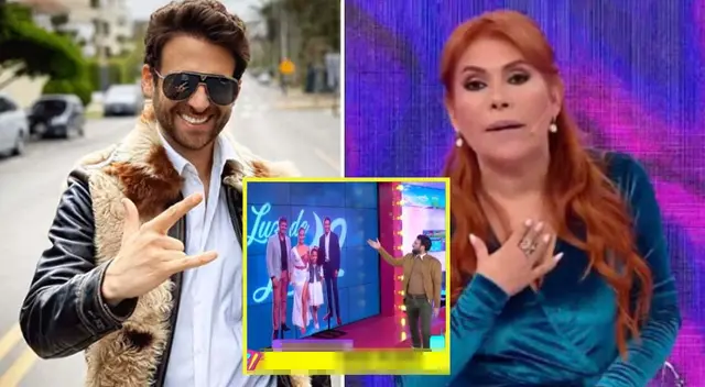 Peluchín responde con todo a Magaly Medina tras cuestionar su rating con Amor y fuego.