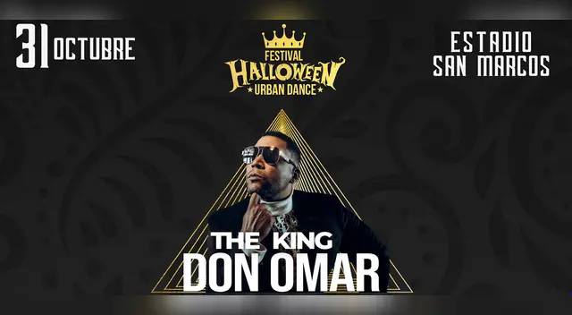 Don Omar se presenta en Lima el 31 de octubre del 2022.