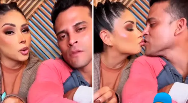 Pamela Franco y Christian Domínguez sorprenden a fans. Pamela Franco y Christian Domínguez sorprenden a fans.