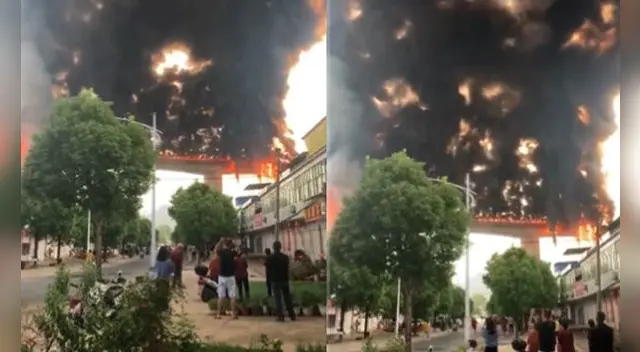 El siniestro ocurrió en Anhui, China. El siniestro ocurrió en Anhui, China.