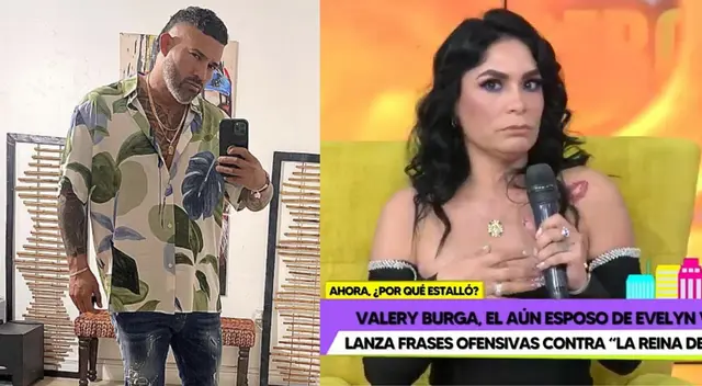 Evelyn Vela está separada del peruano Valery Burga