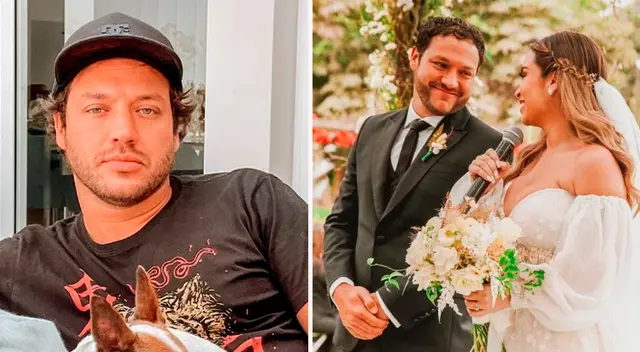 Julián Alexander se pronuncia sobre su look en su boda. Julián Alexander se pronuncia sobre su look en su boda.