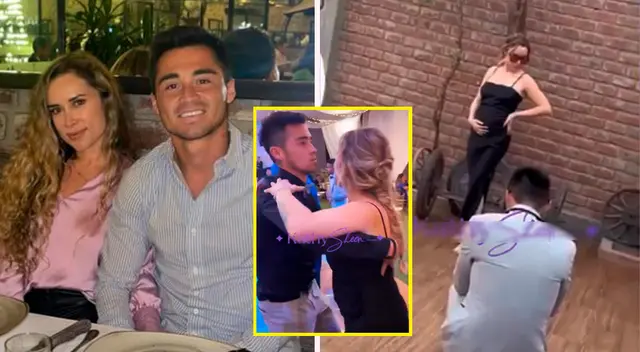 Rodrigo Cuba y Ale Venturo se divierten en boda demostrando tener buena química para el baile.