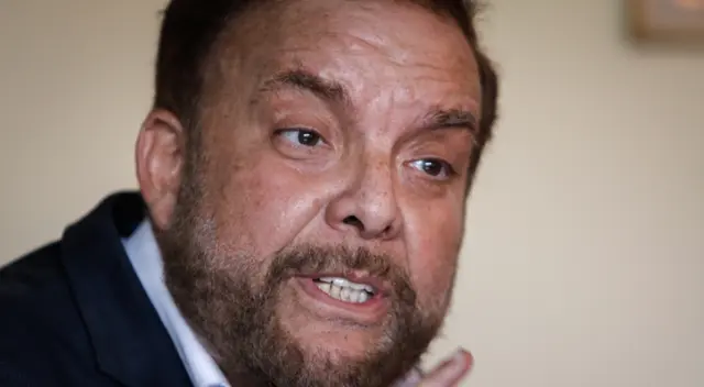 Rostro del candidato al sillón municipal de Lima, Gonzalo Alegría Rostro del candidato al sillón municipal de Lima, Gonzalo Alegría