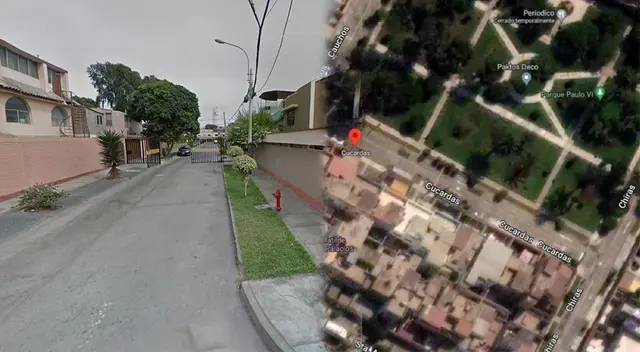 Calle Las Cucardas se encuentra en el distrito de San Miguel.