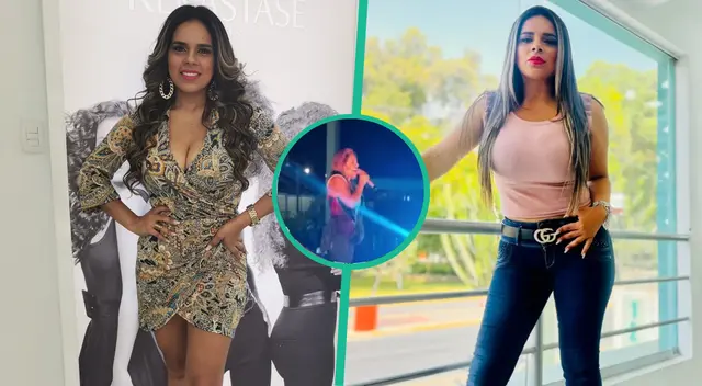 Giuliana Rengifo se confiesa durante concierto. Giuliana Rengifo se confiesa durante concierto.