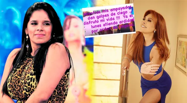 Giuliana Rengifo le dice a Magaly Medina que no es 'una ardida' y le pide que sea feliz sin hacer daño.