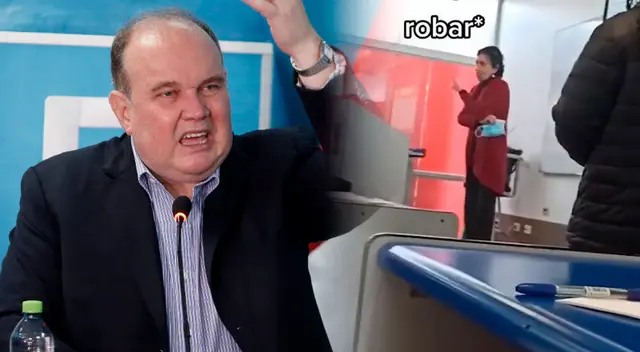 Rafael López Aliaga estudió en la Universidad Ricardo Palma y su profesora lo cuenta todo.