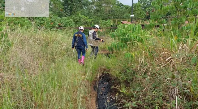 Fiscal recorrió los lugares que resultaron afectadas por el derrame del petróleo Fiscal recorrió los lugares que resultaron afectadas por el derrame del petróleo