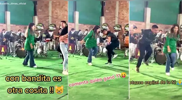 La escena se ha vuelto viral en las redes sociales.