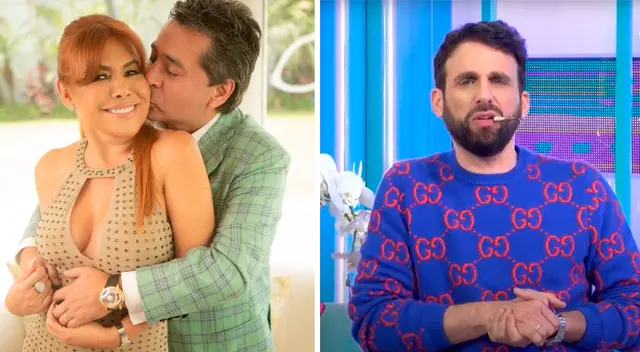 Peluchín raja de su examiga Magaly Medina. Peluchín raja de su examiga Magaly Medina.