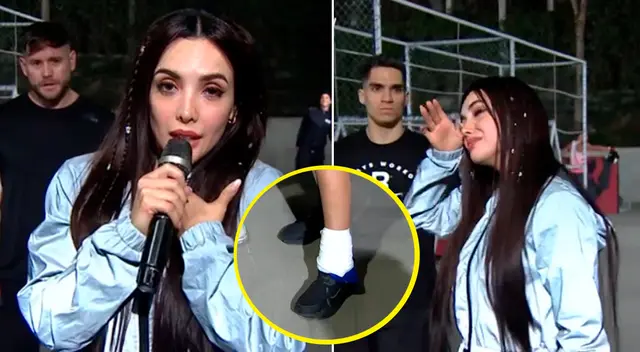 Rosángela Espinosa llora en pleno programa. Rosángela Espinosa llora en pleno programa.