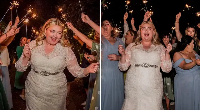 Kayley Stead gastó los ahorros de toda su vida en su boda.