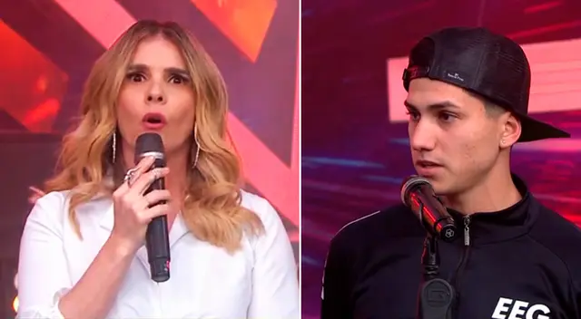 Johanna San Miguel furiosa con árbitro de EEG.