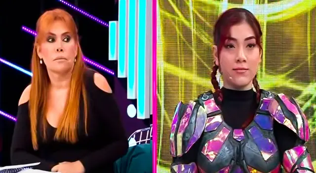 Magaly se molesta EN VIVO con Robotina por no creer infidelidad de Robotín