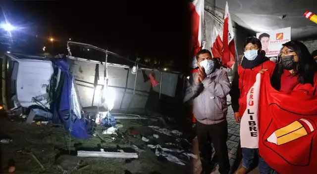 Seguidores de Perú Libre sufren aparatoso accidente en la provincia de Calca, Cusco.