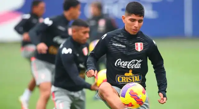 Piero Quispe no tuvo minutos en los dos amistosos de Perú.