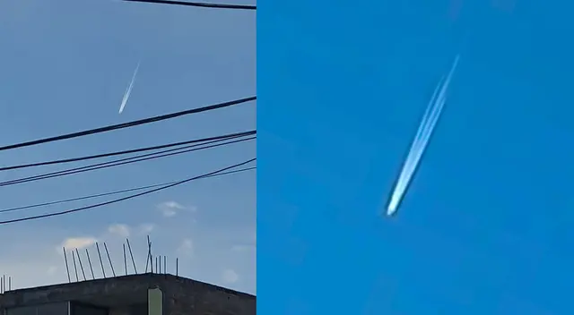 Meteorito es captado en el cielo de Huancayo