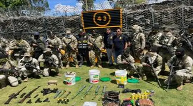 La Fiscalía encuentra armamento en el VRAEM que era utilizado por los terroristas