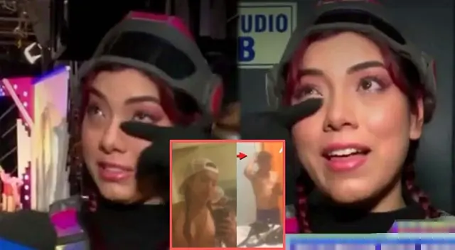 Robotina se mostró afectada tras ampay de Robotín. Robotina se mostró afectada tras ampay de Robotín.