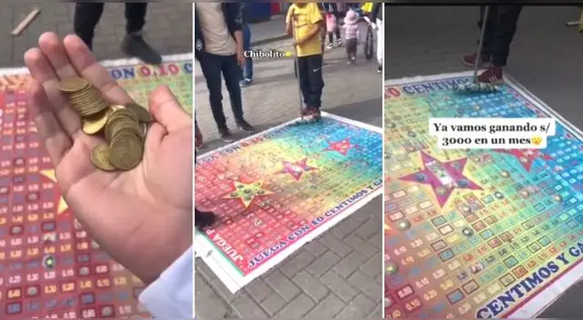 El muchacho peruano contó en TikTok que emprendió y salió más que ganado con el popular juego callejero.