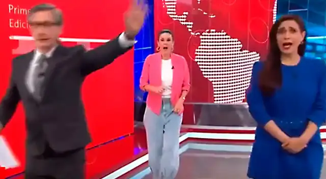 Federico Salazar y Verónica Linares dejaron boquiabierta de Rebeca Escribens tras dejarla sola en set de América TV.