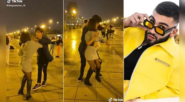 La escena se ha vuelto viral en las redes sociales.