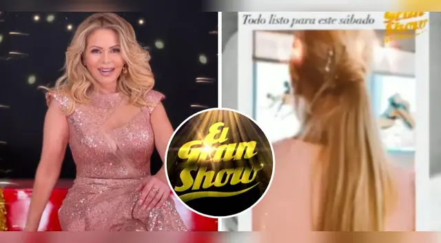 Gisela comparte ensayos de El Gran Show.