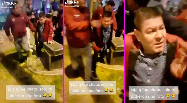 Dilbert Aguilar se negó a tomarse una foto con una fan y es viral en TikTok.