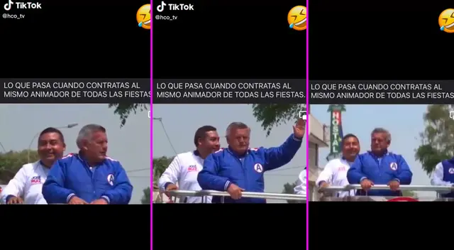 El animador de César Acuña se hizo viral en TikTok.