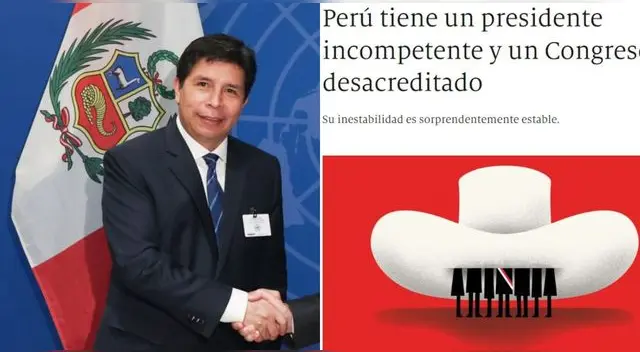 The Economist opinó sobre la situación política que vive Perú con Pedro Castillo y el Congreso de la República. The Economist opinó sobre la situación política que vive Perú con Pedro Castillo y el Congreso de la República.