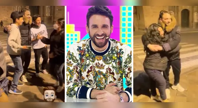 Rodrigo González feliz con fans en Cusco. Rodrigo González feliz con fans en Cusco.