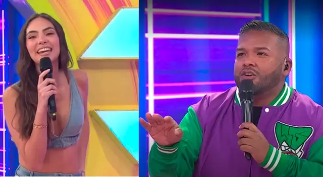 Natalie Vértiz le consulta a Choca Mandros sobre su talento oculto. Natalie Vértiz le consulta a Choca Mandros sobre su talento oculto.