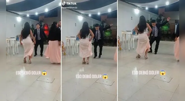 La escena se ha vuelto viral en las redes sociales.