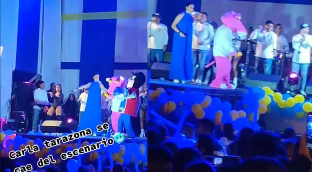 Karla Tarazoa y Zaperoko fueron invitados al show.