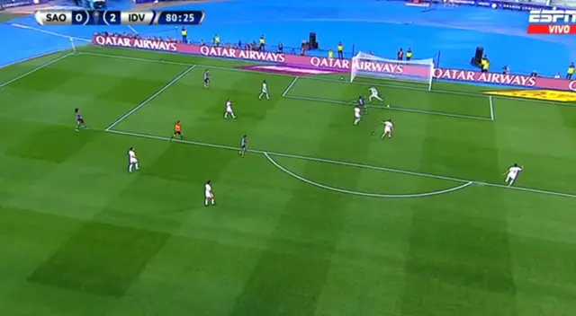 El equipo ecuatoriano sigue con el marcador a favor.