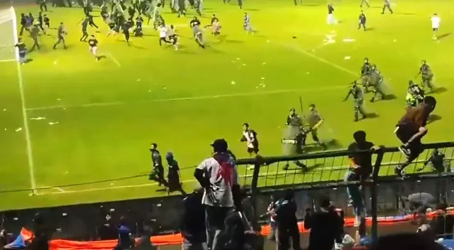 El caos en el Kanjuruhan Stadium se desbordó.
