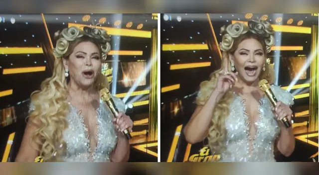 Gisela Valcárcel sorprende con peinado en El Gran Show.