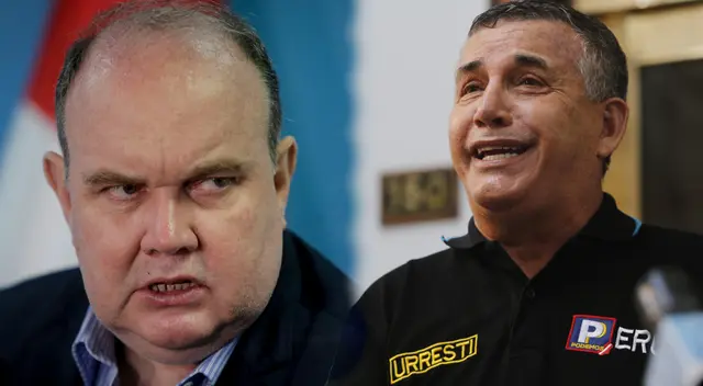 Rafael López Aliga y Daniel Urresti