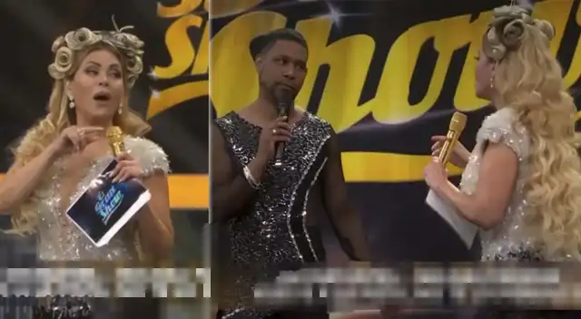 Giselo comentó sobre los memes a Gisela Valcárcel. Giselo comentó sobre los memes a Gisela Valcárcel.