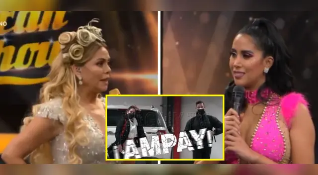 Gisela Valcárcel habla con Melissa Paredes.