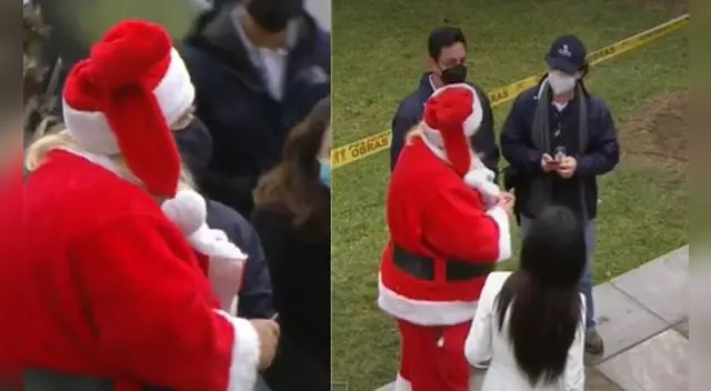 La escena se volvió viral en las redes sociales.